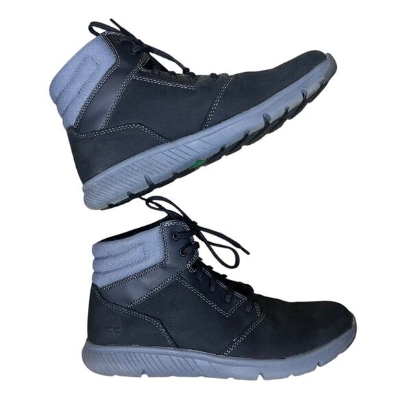 Timberland | Boltero Boys High Top Sneaker Boots Winter Snow Suede Black Size 5 - Picture 5 of 12